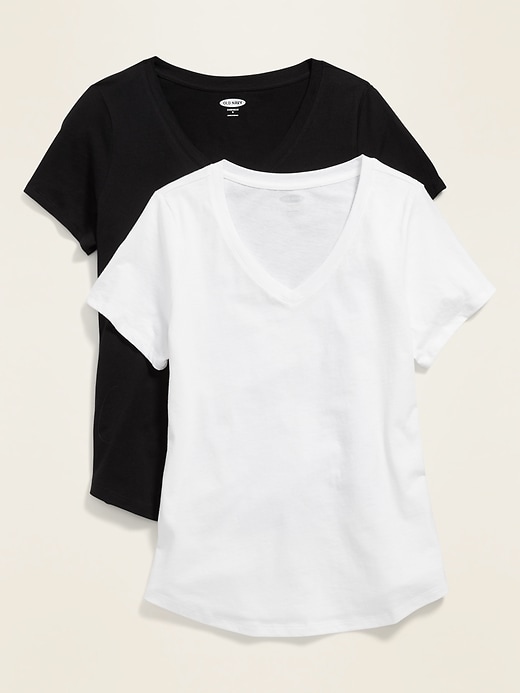 View large product image 1 of 2. EveryWear Slub-Knit T-Shirt 2-Pack for Women