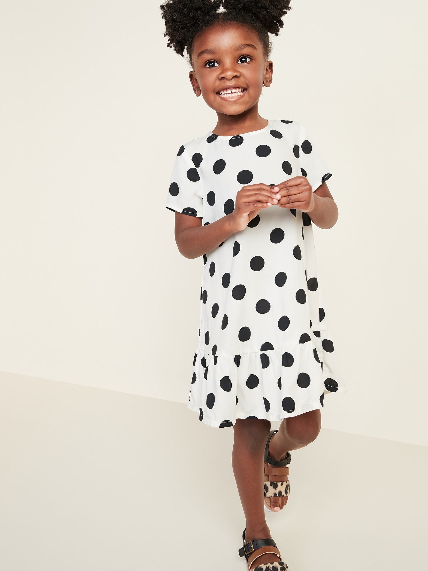 Girls black shop swing dress