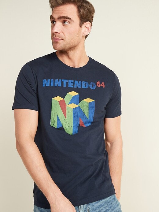View large product image 1 of 3. Nintendo 64&#153 Gender-Neutral Tee & Women