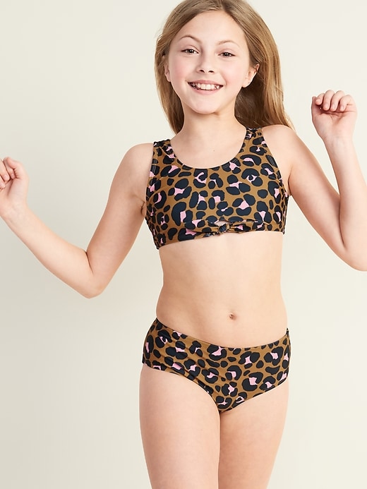 View large product image 1 of 2. Tie-Front Bikini for Girls
