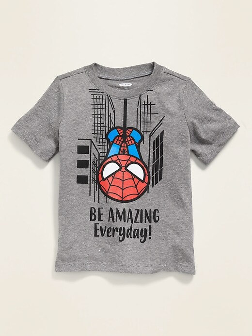 View large product image 1 of 2. Marvel&#153 Spider-Man "Be Amazing Every Day!" Graphic Tee for Toddler Boys