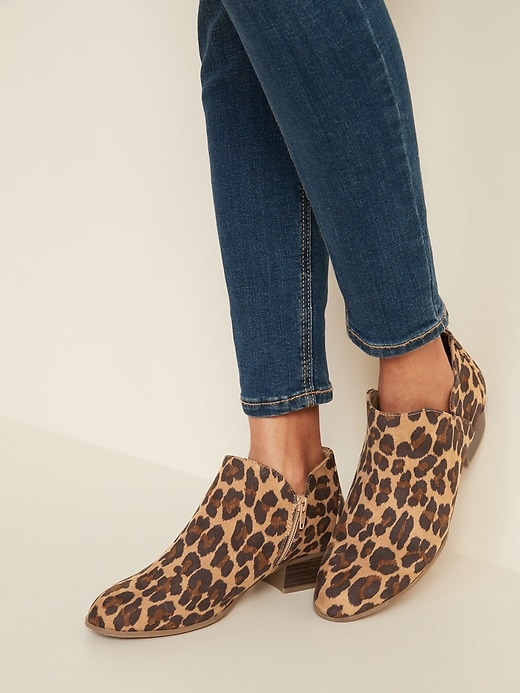 Image number 2 showing, Faux-Suede Booties