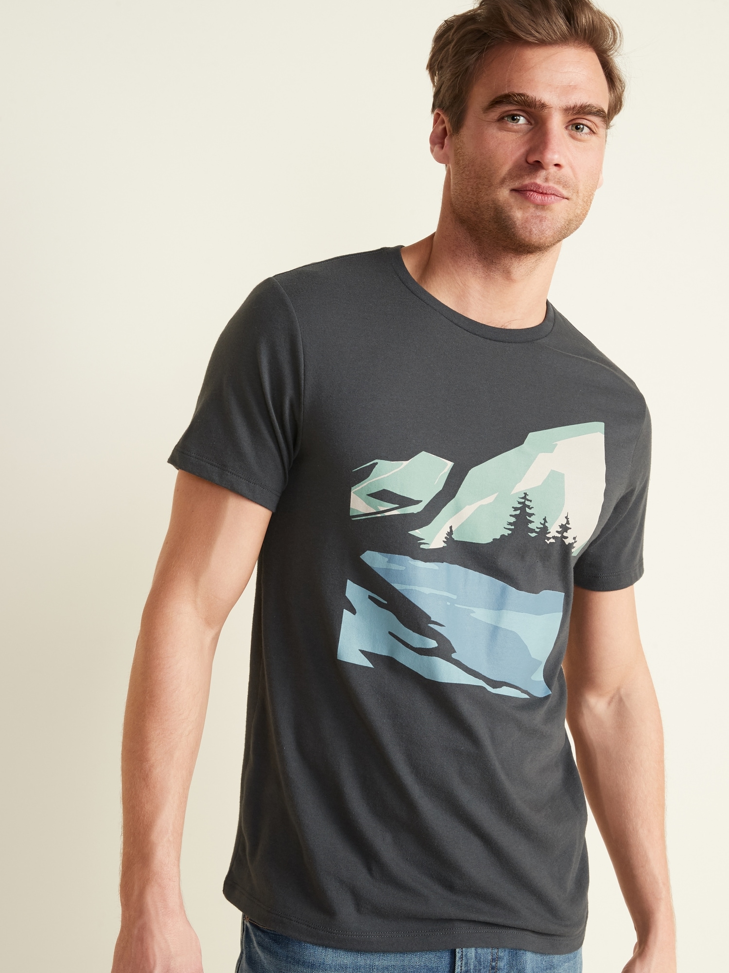 Graphic Soft-Washed Crew-Neck T-Shirt | Old Navy