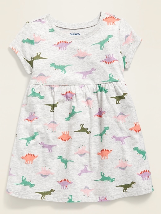 View large product image 1 of 1. Printed Fit & Flare Dress for Toddler Girls