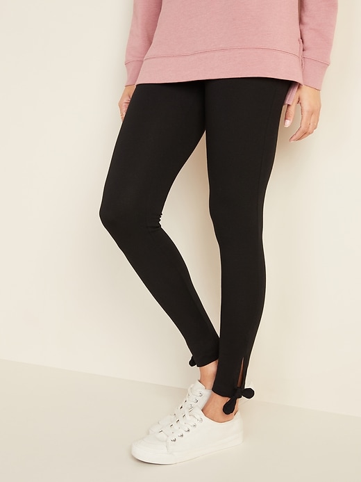 View large product image 1 of 3. Tie-Ankle Leggings for Women
