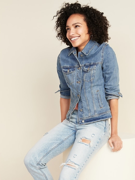 old navy jean jacket vest