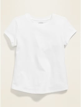 old navy plain white tee