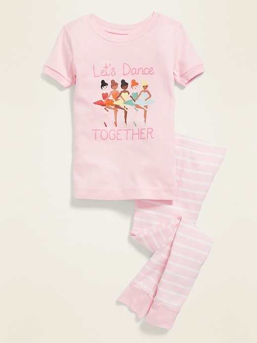 Unisex Let's Dance Together Pajama Set for Toddler & Baby