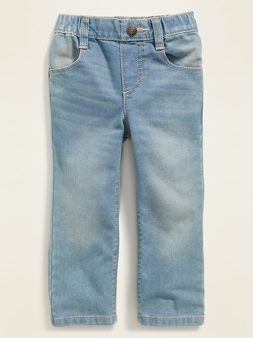 View large product image 1 of 1. Pull-On Straight Jeans for Toddler Boys