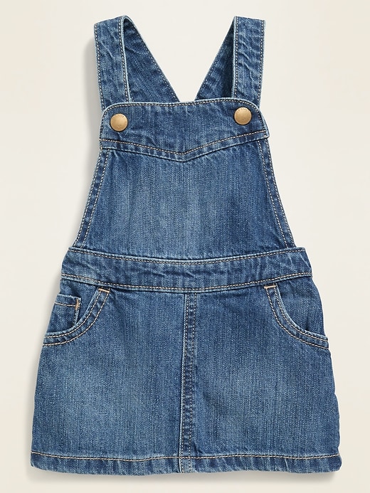 View large product image 1 of 3. Ruffled-Back Jean Skirtall for Baby