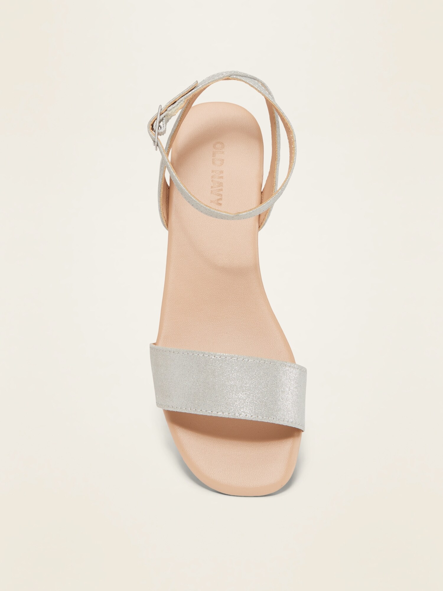 old navy silver sandals