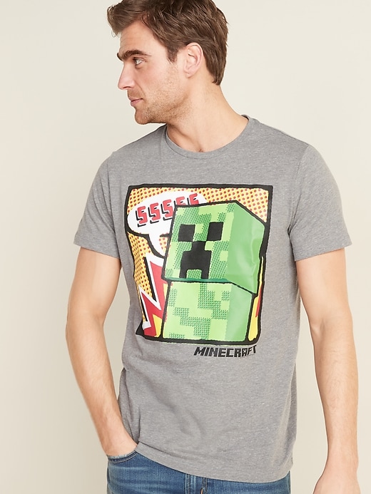 View large product image 1 of 3. Minecraft&#153 Graphic Gender-Neutral Tee & Women