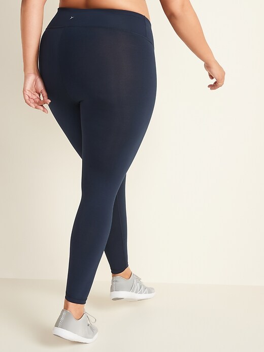 View large product image 2 of 3. High-Waisted Elevate 7/8-Length Plus-Size Leggings