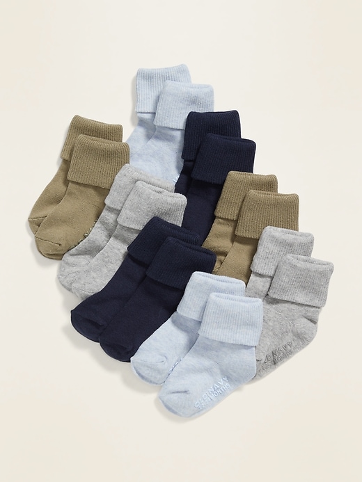 Triple-Roll Socks 8-Pack For Toddler & Baby | Old Navy