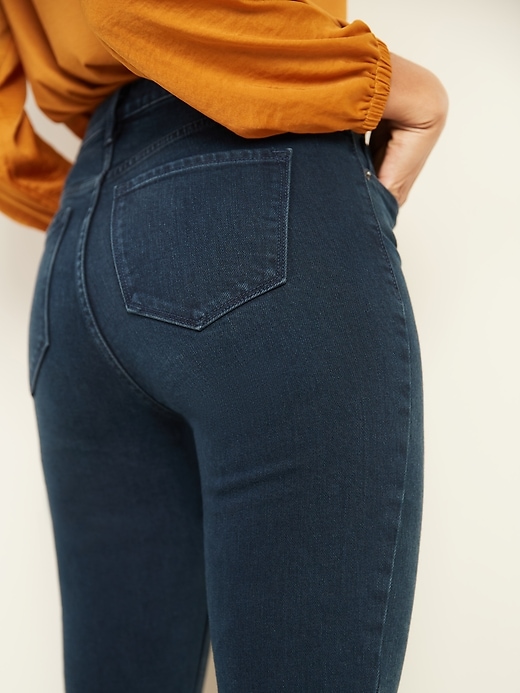 Image number 4 showing, High-Waisted Power Slim Straight Jeans for Women