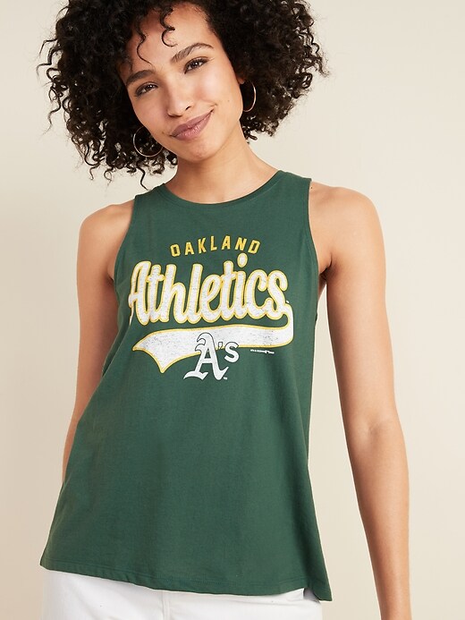 View large product image 1 of 1. MLB&#174 Team Graphic High-Neck Tank Top for Women