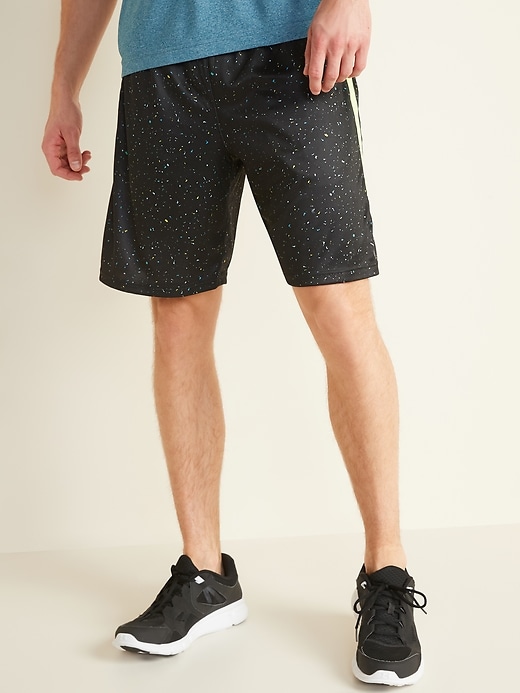 View large product image 1 of 2. Go-Dry Side-Panel Performance Shorts - 9-inch inseam