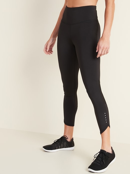 View large product image 1 of 3. High-Waisted Elevate Compression Run Crops For Women