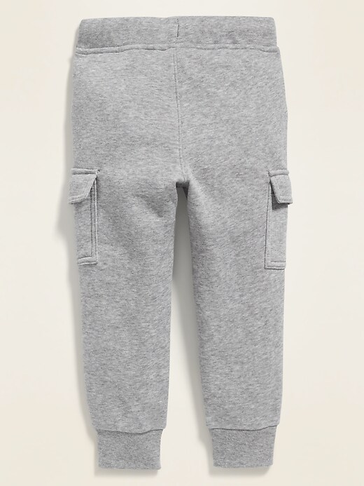 View large product image 2 of 2. Fleece-Knit Cargo Joggers for Toddler Boys