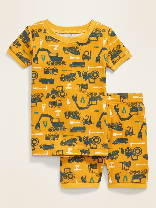 View large product image 1 of 2. Construction Truck Pajama Set for Toddler & Baby