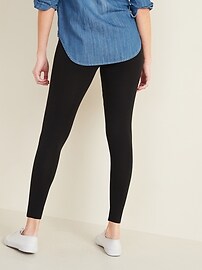 View large product image 3 of 3. Mid-Rise Jersey Leggings 2-Pack For Women