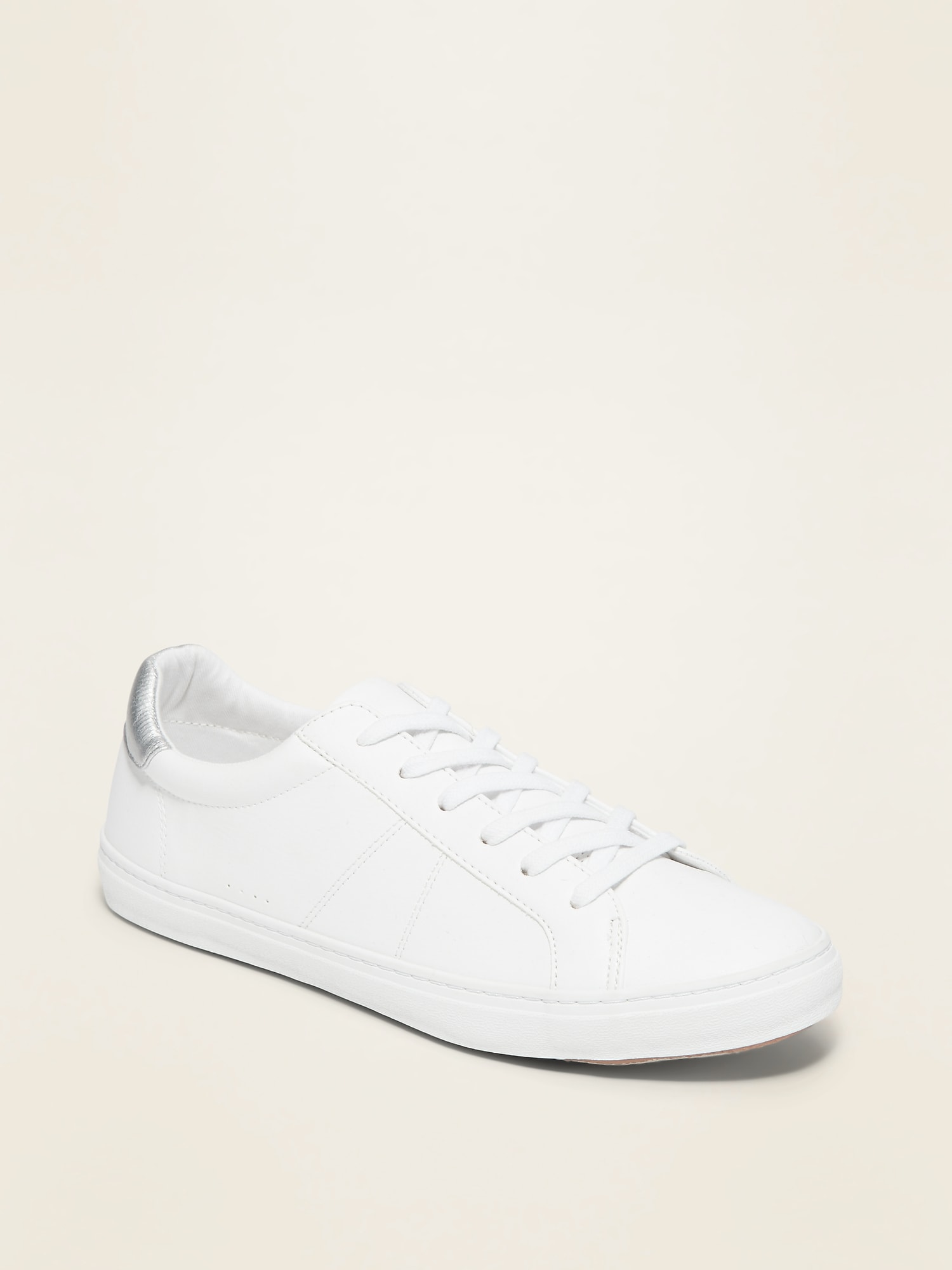 all leather sneakers womens
