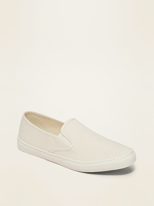 Image number 1 showing, Canvas Slip-On Sneakers for Women