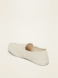 canvas slip on sneakers