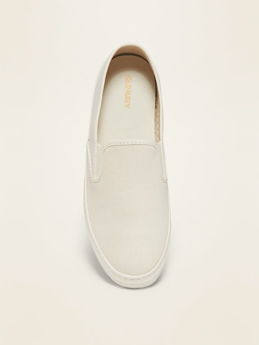 Image number 3 showing, Canvas Slip-On Sneakers for Women