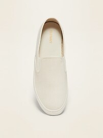 old navy canvas slip ons