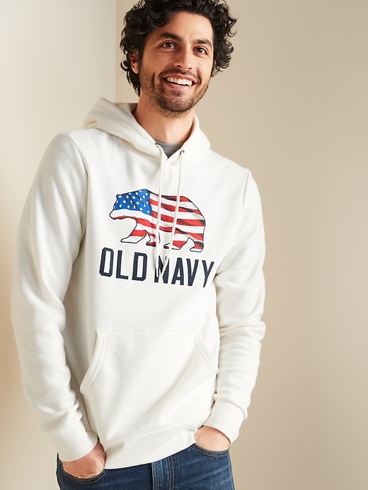 Image number 1 showing, Logo Americana Graphic Pullover Hoodie