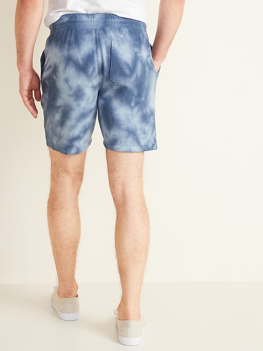 View large product image 2 of 3. Tie-Dyed Jogger Shorts -- 7.5-inch inseam