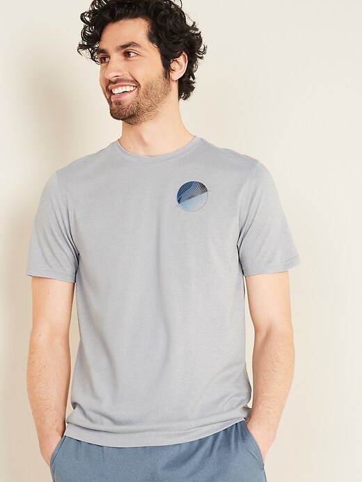 View large product image 1 of 2. Graphic Go-Dry Cool Odor-Control Core T-Shirt