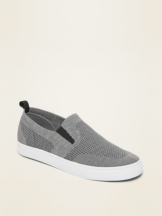 View large product image 1 of 1. Textured-Knit Slip-Ons For Boys