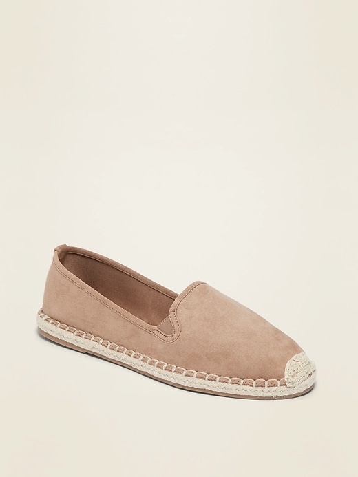 Old Navy Faux-Suede Espadrille Slip-On Shoes for Women. 1