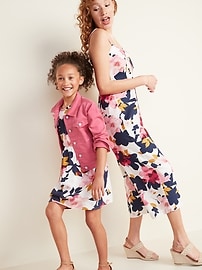 View large product image 5 of 5. Ruffle-Hem Halter Midi Dress for Toddler Girls