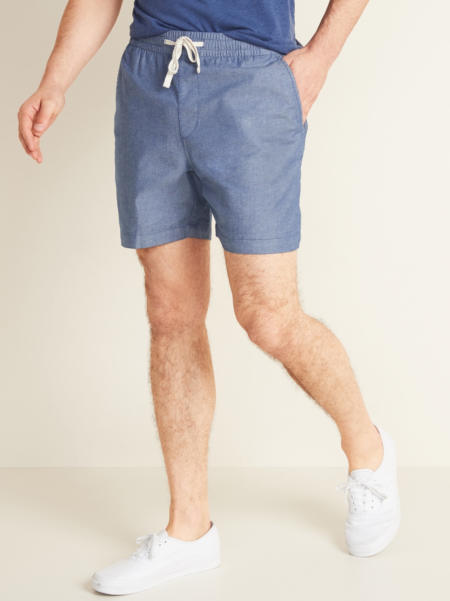 Mens twill sale jogger shorts