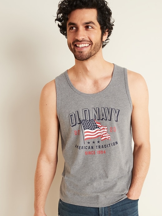 View large product image 1 of 1. 2020 U.S. Flag Tank Top