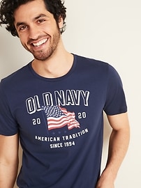 View large product image 3 of 3. 2020 U.S. Flag Graphic Tee