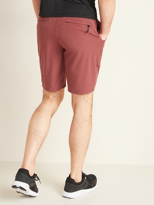 View large product image 2 of 2. Slim Go-Dry Shade StretchTech Shorts -- 10-inch inseam