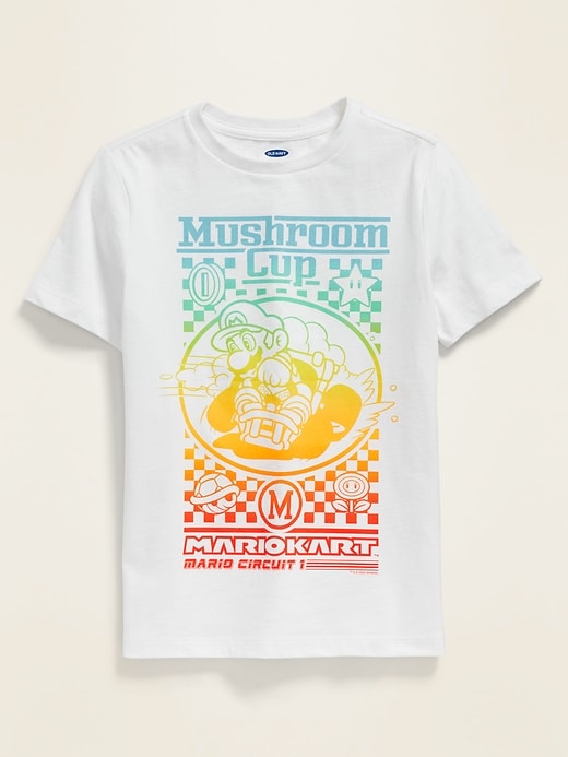 View large product image 1 of 2. Mario Kart&#153 "Mushroom Cup" Graphic Tee for Boys