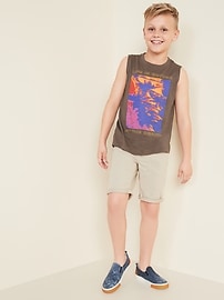 Graphic Slub-Knit Muscle Tank Top For Boys | Old Navy