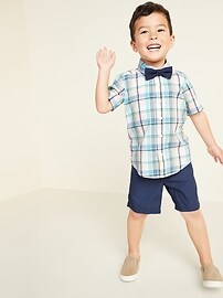View large product image 3 of 4. Shirt & Bow-Tie Set for Toddler Boys