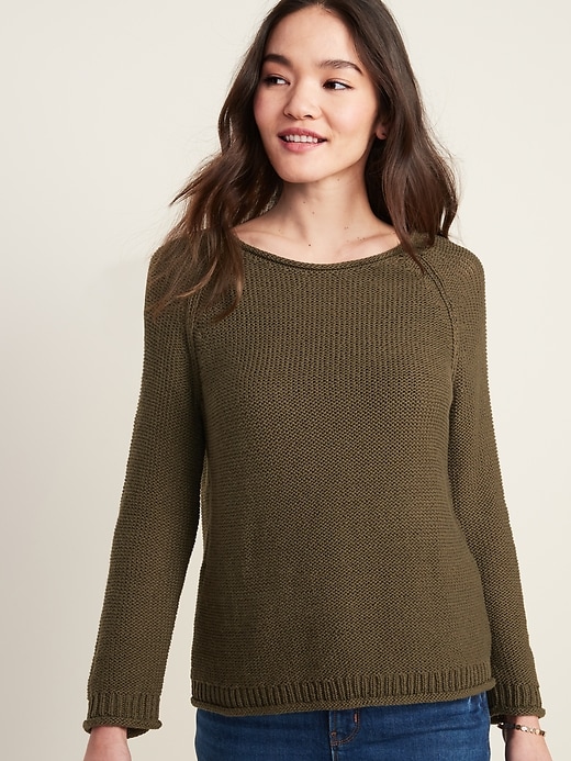 old navy boat neck sweater