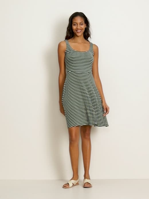 Sleeveless Fit & Flare Striped Jersey Dress | Old Navy Sleeveless Fit & Flare Striped Jersey Dress | Old Navy