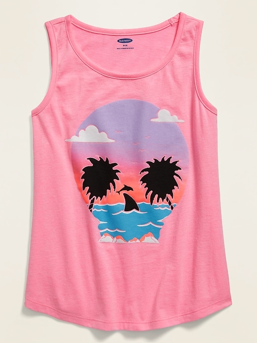 View large product image 1 of 2. Graphic Tank Top for Girls