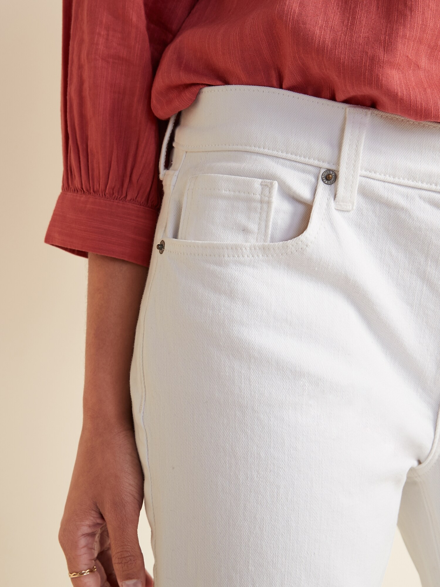 gap womens white jeans