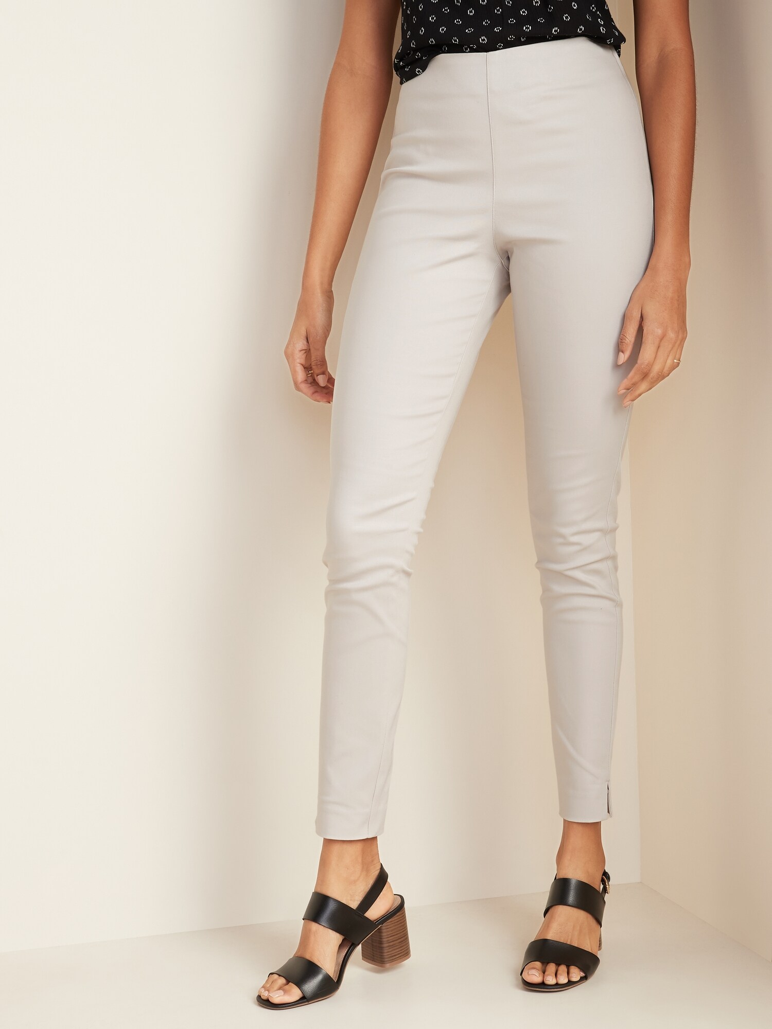 old navy high rise super skinny ankle pants