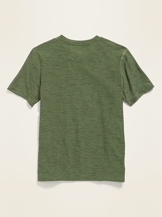 View large product image 2 of 2. Ultra-Soft Breathe On Graphic Performance Tee For Boys