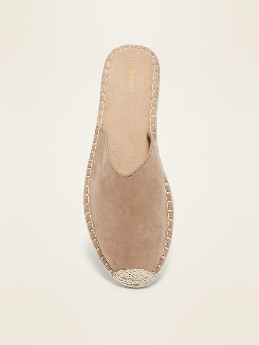 Image number 2 showing, Faux-Suede Espadrille Flats